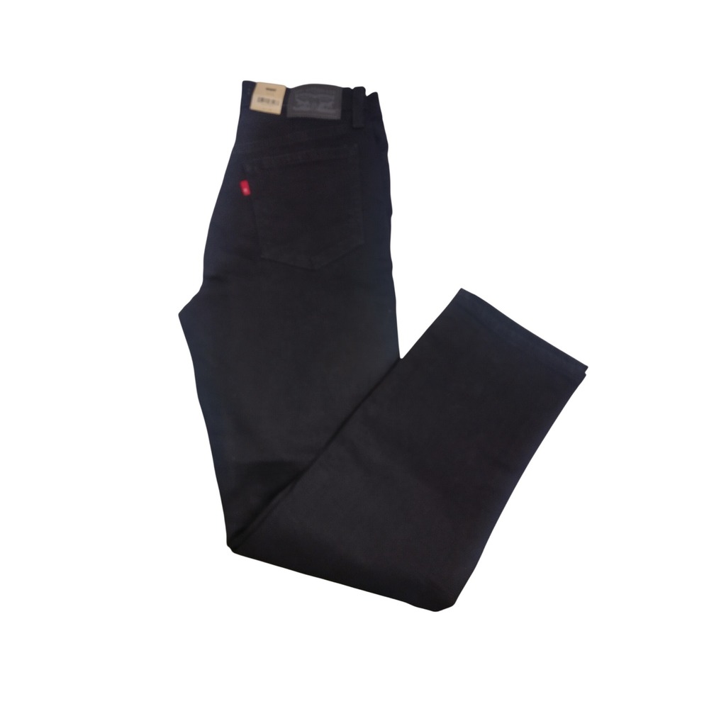 Levis 514 Straight Fit Mens Jeans Black 28x28 New With Tags 34964-0244